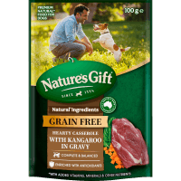 Grain Free Hearty Casserole Kangaroo in Gravy Wet Dog Food (100g)