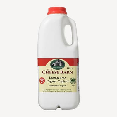 The Cheese Barn Low Fat Lactose Free Yoghurt 1l