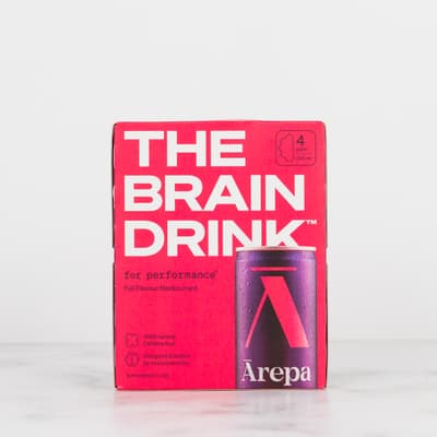 Arepa The Brain Drink For Performance 4pk 4 Pack