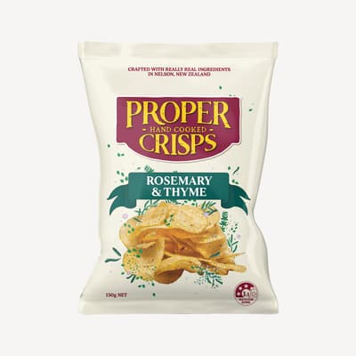 Proper Crisps Rosemary And Thyme Crisps 150g