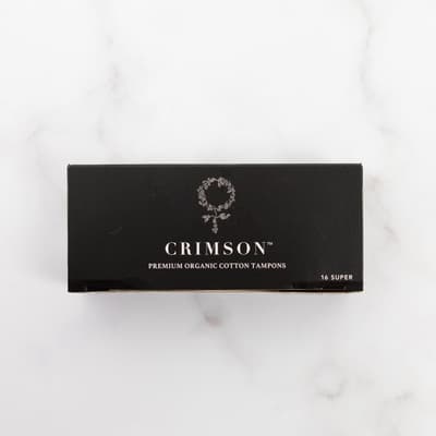 Crimson Organic Cotton Super Tampons 16 Pack
