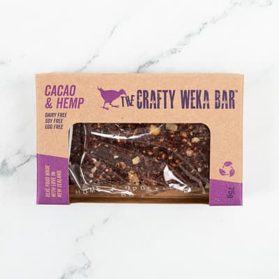 The Crafty Weka Bar Cacao And Hemp 75g